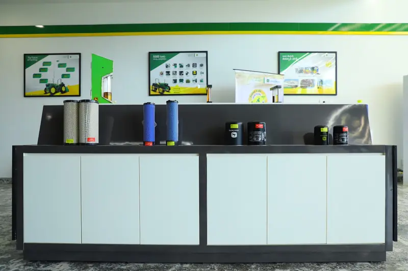 Parts counter display