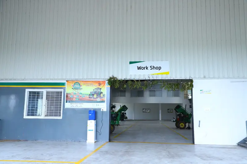 Workshop entrance